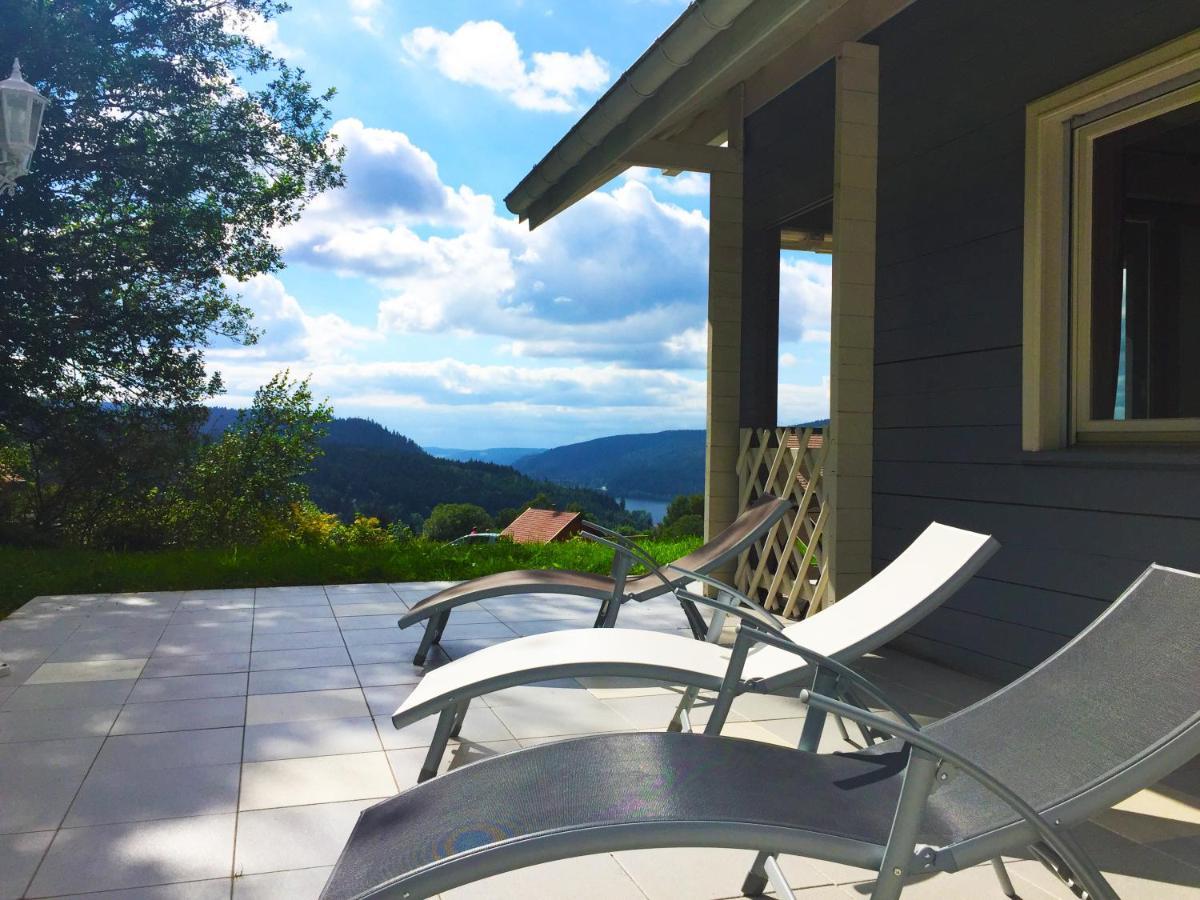 Chalet Le Flocon Bleu - Mauselaine Avec Vue Sur Le Lac De Gerardmer Exterior photo